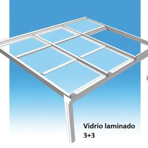 Techo 66 vidrio 33